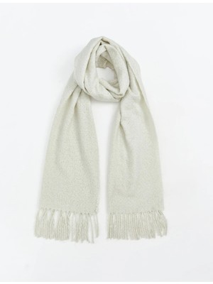 Lc Waikiki Yeni Sezon Düz Püsküllü Kadın Atkı