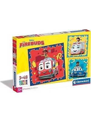 SHC4200 Clementoni 3X48 Super Kolor Firebuds [puzzle]