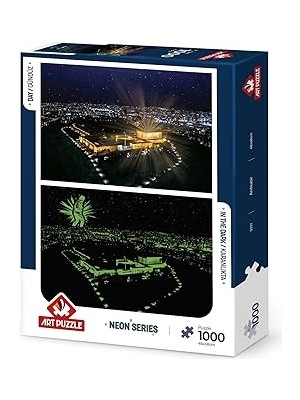 SHC4200 Puzzle Anıtkabir 1000 Parça Neon Puzzle