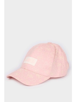 DeFacto Disney Mickey & Minnie Desenli Jean Cap Şapka Kız Çocuk G0133A826SM