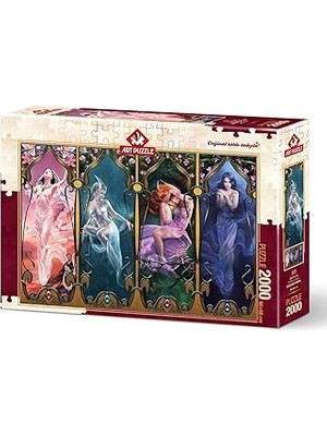SHC4200 Puzzle Dört Cevher 2000 Parça Puzzle