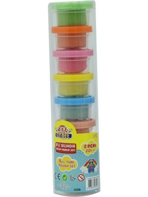 NW NessiWorld 8'li Silindir Oyun Hamuru Seti