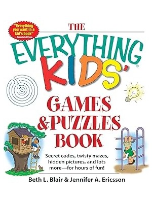 SHC4200 The Everything Kids' Games &amp; Puzzles Book: Secret Codes, Twisty Mazes, Hidden Pictures, An