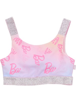 Barbie Baskılı Çok Renkli Kız Çocuk Bluz BRB6SG-BLZ6418