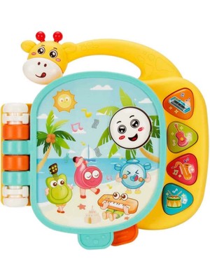 NW NessiWorld Sesli ve Işıklı Zürafa Figürlü Müzik Kitabı