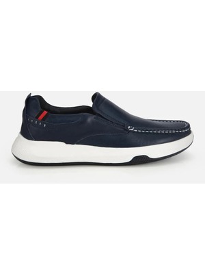 Hotiç Erkek Deri Lacivert Comfort Günlük Loafer