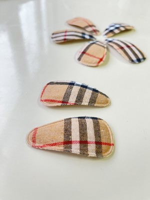 Joinkidz London Serisi Ekose Çıtçıtlı Toka 2'li