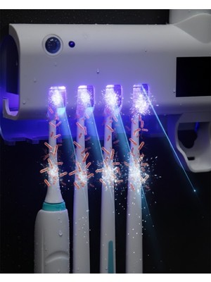 İlk El Grup Ieg™ Sensörlü Uv Sterilize Diş Fırçası Tutucu ve Macun Sıkma Aparatı