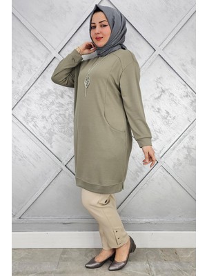 Pys Giyim Kadın Kolye Detaylı Tesettür Tunik