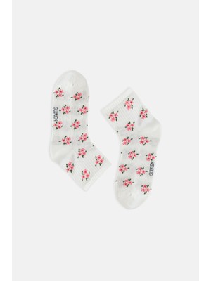 Suwen Blossom Midi Soket Çorap