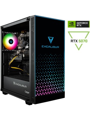 Casper Excalibur E65L.147F-EF70A-0FD Intel Core i7-14700F 64GB 1TB RTX 5070 W11H