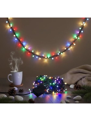 Uslucan Alışveriş LED Damla Uçlu Rgb Dekoratif Işık 10 Metre 100