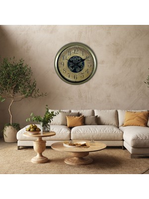 Zentime Nostalgia 60 cm Çarklı Duvar Saati