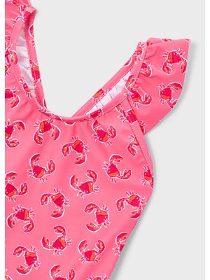 Mayoral Kız Çocuk Baskılı Fırfırlı Mayo 3738