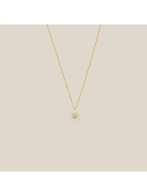 Altıntaş Minimal Güneş Altın Kolye