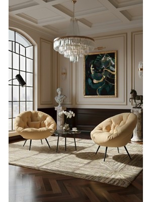 AVYNA Astorıa™ Prestige 2'li Premium Tekli Koltuk Berjer Set – Modern Luxury Lounge Koleksiyonu