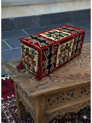 Bakırözü Home Şark Köşesi Takımı Kol Dayama Minderi Bergama Modeli (22 x 22 x 50 Cm)