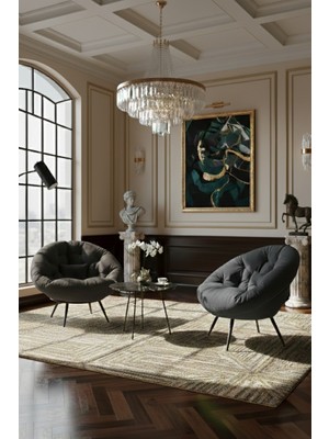 AVYNA Astorıa™ Prestige 2'li Premium Tekli Koltuk Berjer Set – Modern Luxury Lounge Koleksiyonu