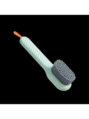 Tg Tek-İş Global Sıvı Hazneli Temizlik Fırçası Basmatik Sabunlu Ayakkabı Halı Koltuk Çok Amaçlı Temizleme Fırçası