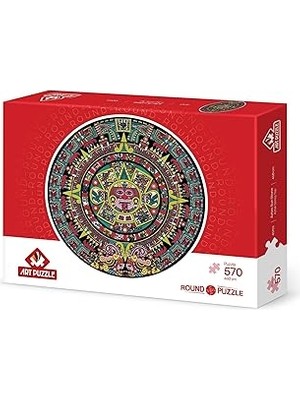 SHC4200 Puzzle Aztek Güneş Taşı 570 Parça Round Puzzle