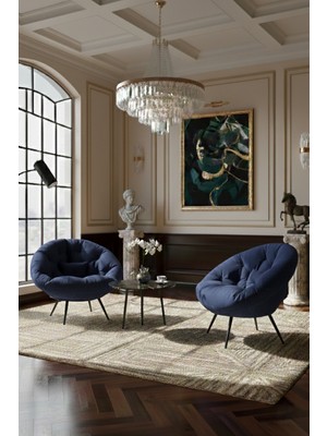 AVYNA Astorıa™ Prestige 2'li Premium Tekli Koltuk Berjer Set – Modern Luxury Lounge Koleksiyonu