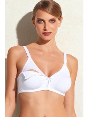 Pierre Cardin 6115 Majori Beyaz Emzirme Sütyeni Konforlu Tasarım ile Destekli Yapı