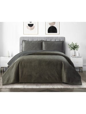 Munih Çift Kişilik Yatak Örtüsü - Antrasit