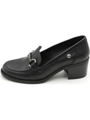 Mammamia 3395LX Kadın Deri Topuklu Ayakkabı