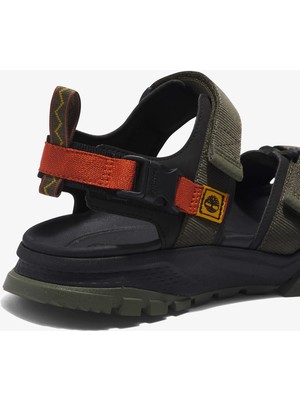 Timberland Garrison Trail 47 Beden Renkli Backstrap Sandal Kullanışlı Cırt Cırt Tokası ile Macera İçin