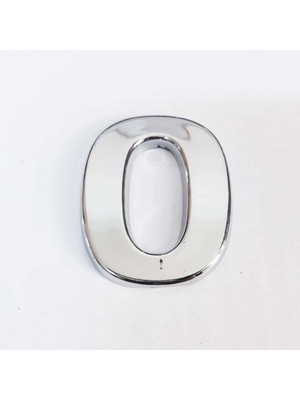 İlk El Grup Ieg™ O Harfi Villa Tipi Krom Yapışkanlı 9 cm Harf