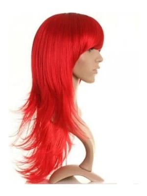 İlk El Grup Ieg™ Uzun Peruk Saç Kırmızı