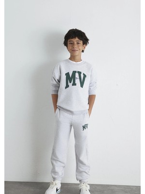 Mavi MV Baskılı Gri Sweatshirt 6S10054-88467