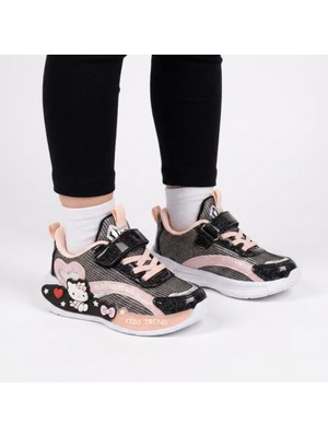 öztürk Tom Wins Cırtlı Fileli Kedi Kalp Figür Aksesuarlı Hafif Günlük Çocuk Spor Ayakkabı SUPER-100