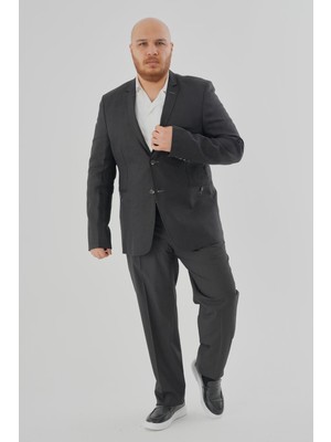 Erkek Büyük Beden Keten Ceket