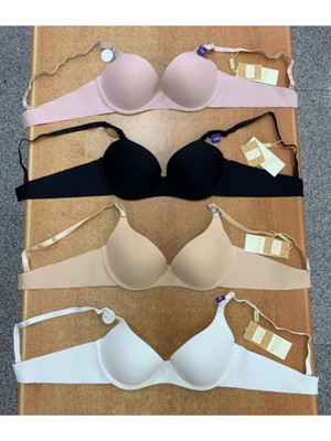 Belvü C Cup Dolgusuz Lazer Kesim Siyah Sütyen - 1187