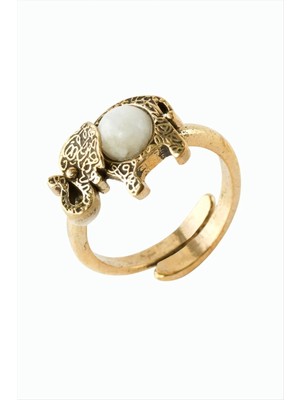 İlk El Grup Ieg™ Fil Doğaltaşlı Otantik Yüzük