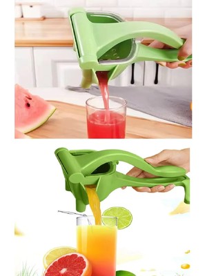 İlk El Grup Ieg™ Manuel Plastik Meyve Portakal Karpuz Limon Sıkacağı Kollu Sebze Suyu Sıkma Limonata Apara