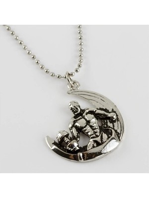 İlk El Grup Ieg™ Halterci Figürlü Erkek Kolye