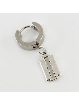 İlk El Grup Ieg™ Jilet Figürlü Çelik Erkek Küpe 1 Adet