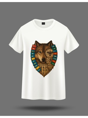Karaoğlu Bozkurt Kurt Baskılı Penye Tişört