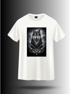 Karaoğlu Bozkurt Kurt Baskılı Penye Tişört