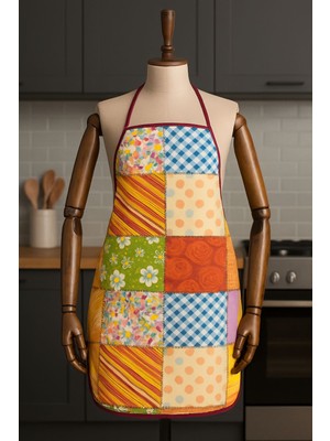 Limon Soft Dijital Baskılı Su Sıvı Geçirmez Leke Tutmaz Mutfak Önlüğü Hibrit