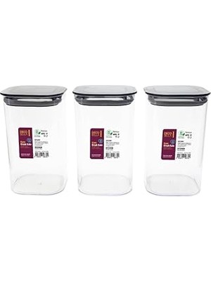 SHC4200 Omak Decobella 3 'lü 1.1 Lt. Kare Erzak Kabı Seti