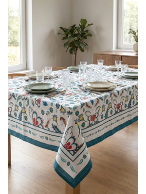 Hamur Dekoratif Baskılı Mutfak Salon Masa Örtüsü Sıvı Geçirmez Ev Dekorasyon Sunum Sofra Örtüsü Iznic