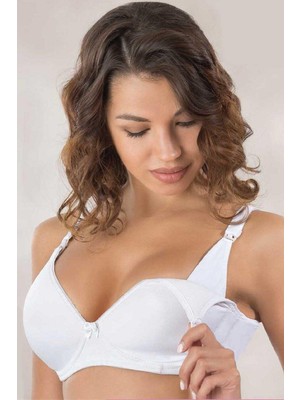 İlk El Grup Ieg™ Beyaz Mı Emay 166 C Balenli Pedli Emzirme Sütyen