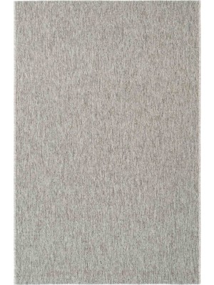 Cool Halı Milano Gri Vizon Jüt Sisal Görünümlü Dokuma Taban Kesme Makine Ev Salon Mutfak Giyinme Balkon Halısı