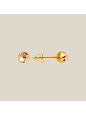 Altıntaş 7 mm Top Altın Küpe