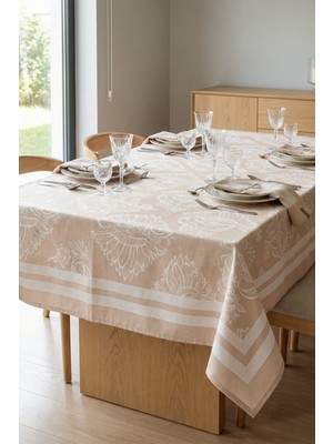 Hamur Dekoratif Baskılı Mutfak Salon Masa Örtüsü Sıvı Geçirmez Ev Dekorasyon Sunum Sofra Örtüsü Paisley