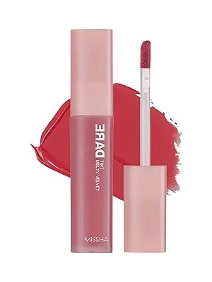 SHC4200 Missha Uzun Süre Kalıcı, Bulaşma Yapmayan, Kadifemsi Bitiş Sunan Tint Dare Tint Melty Velvet (Rosy