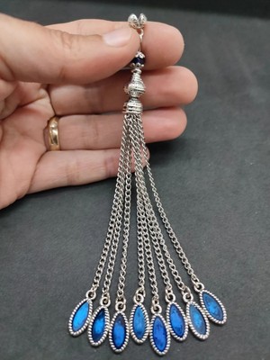 İskeçe Tesbih 475 Ayar Gümüş Tesbih Püskülü